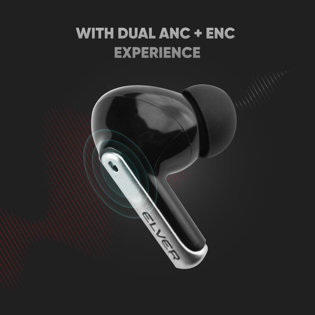Elver Buds X Dual ANC+ENC True Wireless Earbuds - Elver