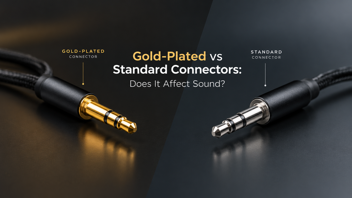 Gold-Plated vs Standard Connectors: Does It Affect Sound?