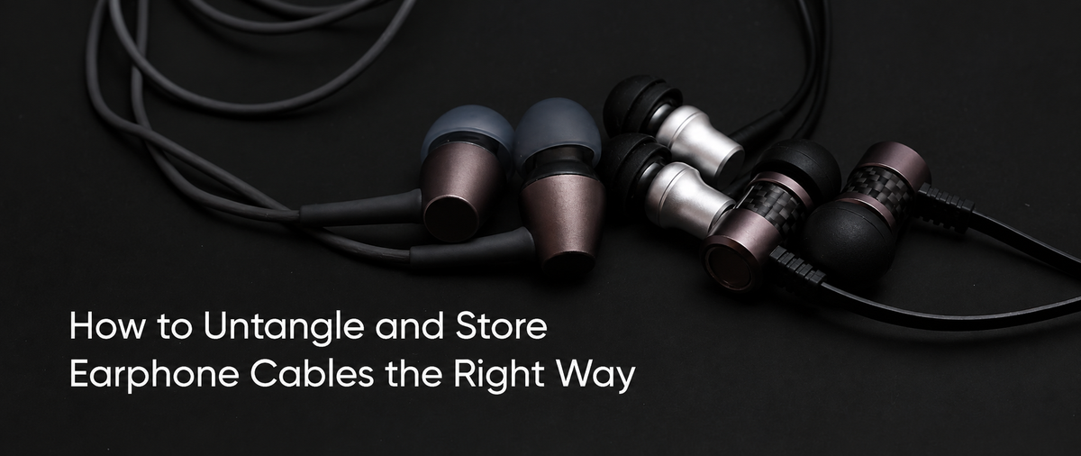 How to Untangle and Store Earphone Cables the Right Way