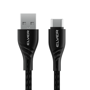 Elver USB-A to Type-C Cable | 1.2M Length, Upto 100w