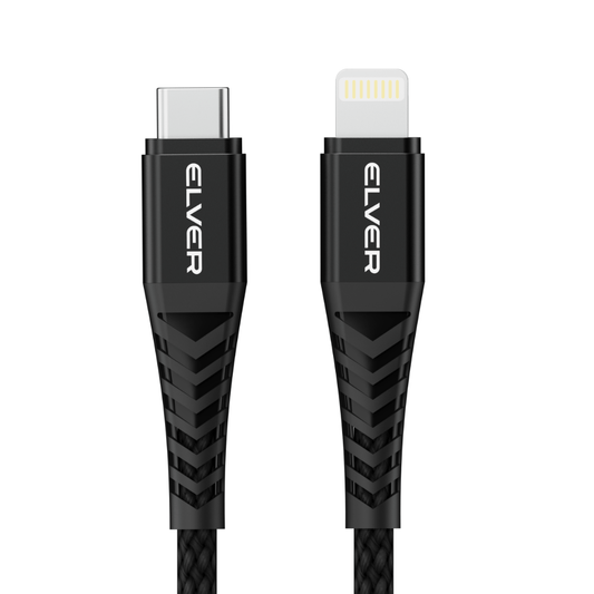 Elver USB-C to Lightning Cable | 1.2M Length, Upto 27W