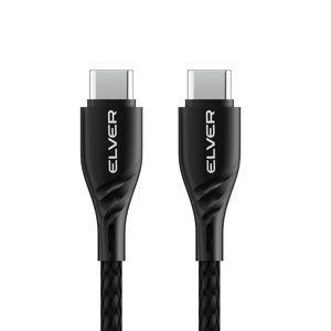 Elver Type-C to Type-C Cable | 1.2M Length, Upto 65W