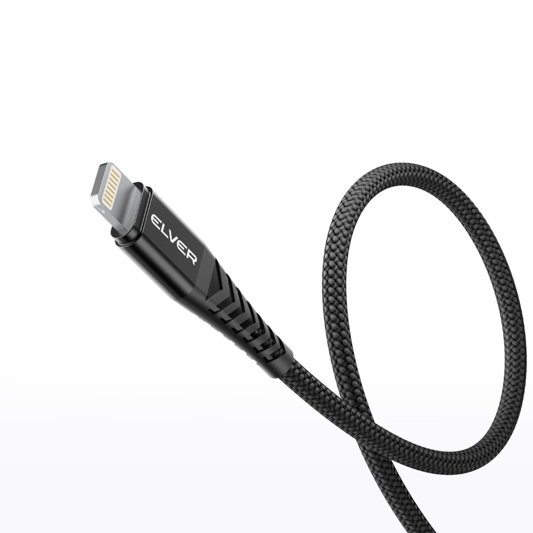 Elver USB-C to Lightning Cable | 1.2M Length, Upto 27W