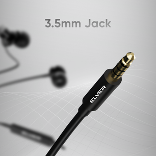 Elver Flow 3.5mm Audio Jack Wired Earphones with Mic