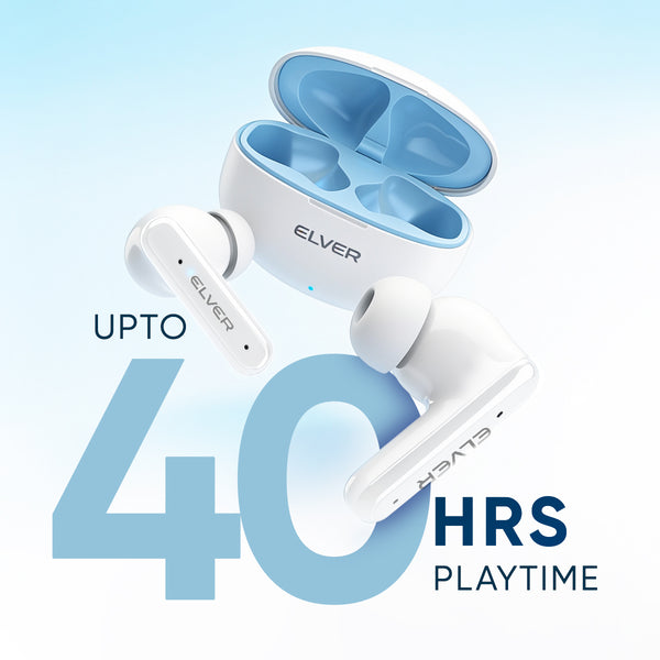Elver Buds 5 True Wireless Earbuds with Upto 40H Playback