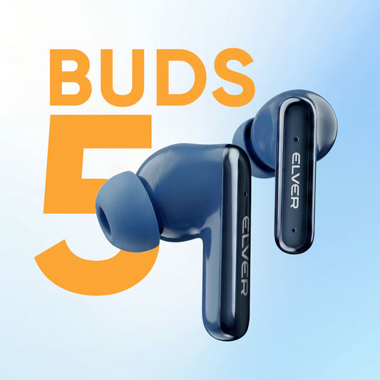 Elver Buds 5 True Wireless Earbuds with Upto 40H Playback