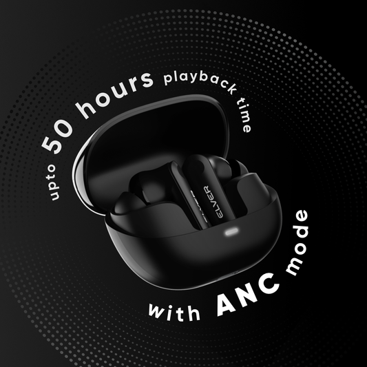 Elver Buds Pro dual ANC+ENC TWS Earbuds | Up to 50 Hours Playback