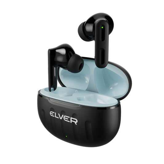 Elver Halo ENC Earbuds | Upto 45HRS Playback, 13mm Driver