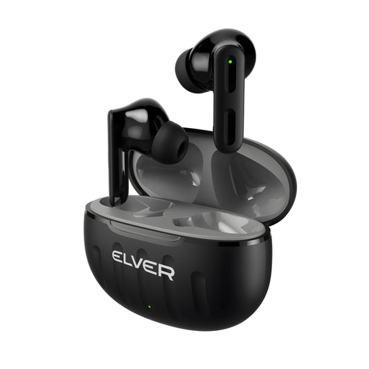 Elver Halo ENC Earbuds | Upto 45HRS Playback, 13mm Driver