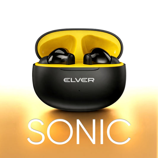 Elver Sonic ENC Earbuds | Upto 40HRS Playback, 10mm Driver